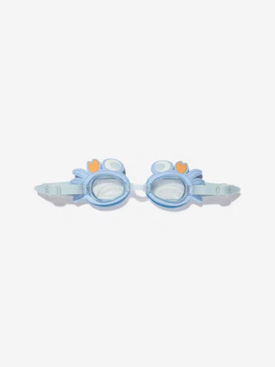 Shop Sunnylife Kids Sonny The Sea Mini Swim Goggles In Blue