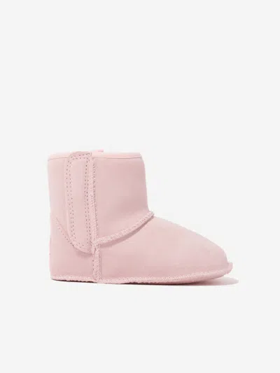 Shop Ugg Baby Girls Classic Booties In Pink