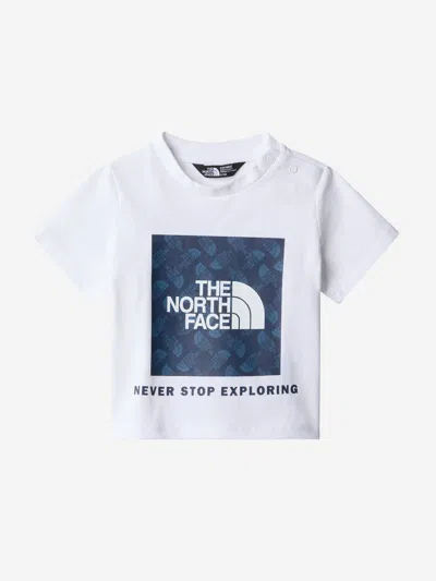 Shop The North Face Baby Box Infill T-shirt In Blue