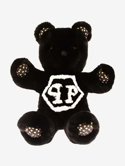 Shop Philipp Plein Unisex Teddy Bear In Black