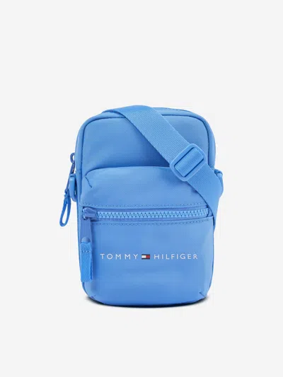 Shop Tommy Hilfiger Kids Essential Mini Reporter Bag In Blue