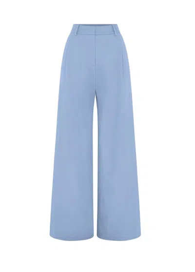 Shop Anna Quan Women's Hubert Pant In Dusty Blue In Multi