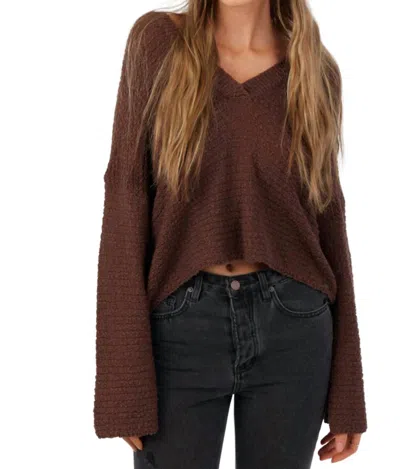 Shop O'neill Sun Paradise Sweater In Coffee In Brown