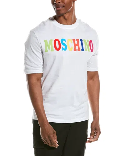 Moschino Cotton Logo T-shirt In White