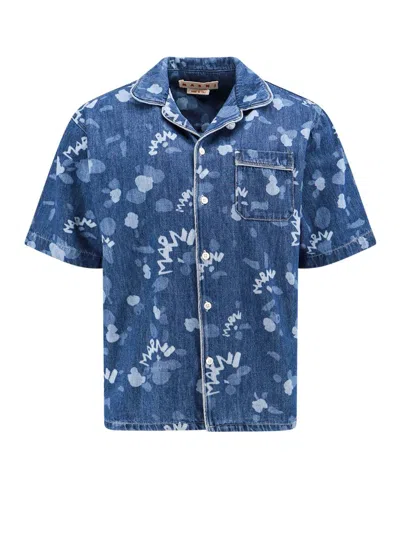 Shop Marni Shirt In Blue