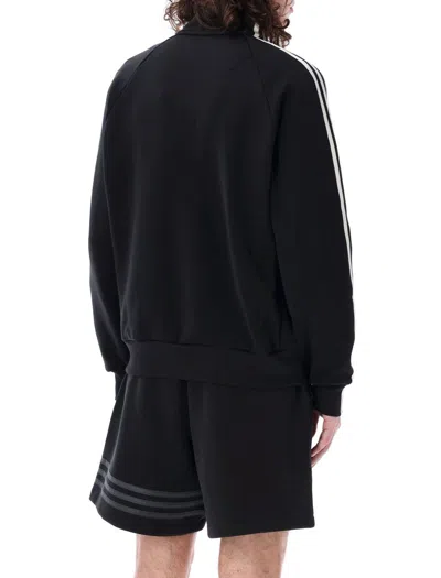 Shop Y-3 Adidas Track Jacket 3 Stripes In Black