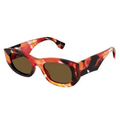 Gucci Womens Gg1627s Round-frame Acetate Sunglasses Multi-coloured In Multicolor