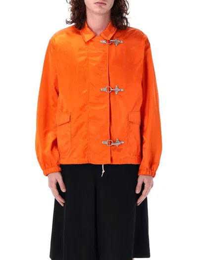Shop Junya Watanabe Coat Jacket In Orange