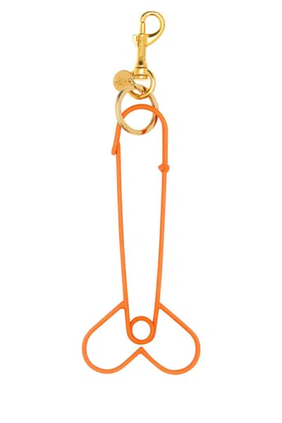 Shop Jw Anderson Key Tag In Orange