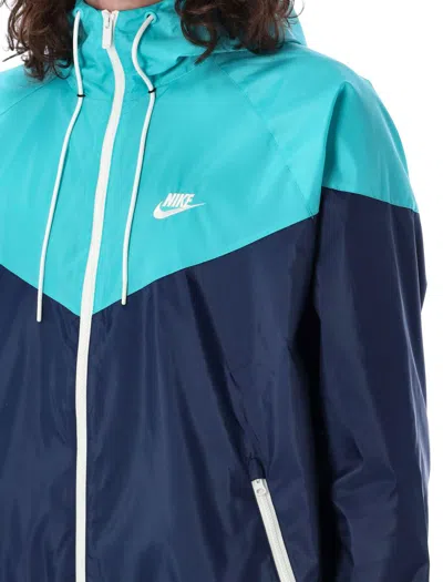 Shop Nike Windrunner Hooded Jacket In Midnight Navy