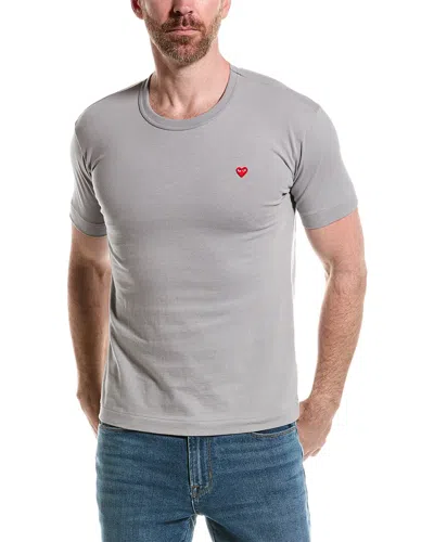 Shop Comme Des Garçons Comme Des Garcons Play T-shirt In Grey