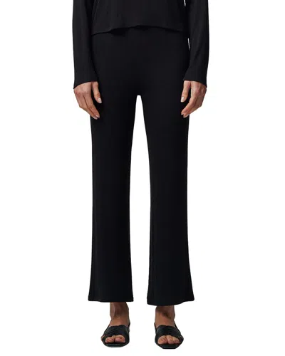 Shop Atm Anthony Thomas Melillo Cropped Flare Pant In Black