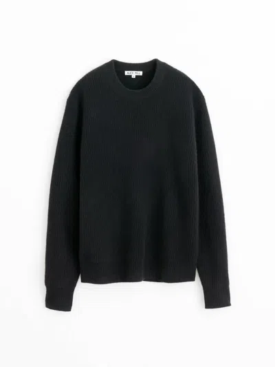 Shop Alex Mill Jordan Cashmere Sweater In Black