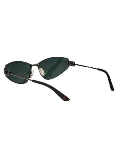 Shop Balenciaga Sunglasses In 005 Grey Grey Green