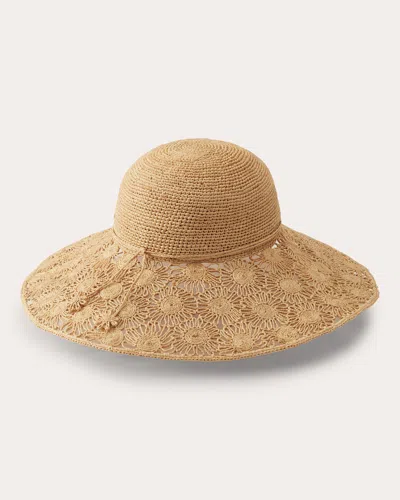 Shop Helen Kaminski Women's Maria Raffia Sun Hat In Neutrals