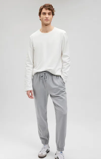 Mavi Long Sleeve Crew Neck T-shirt In Antique White In White