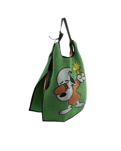 Shop Anita Bilardi Shoulder Bag In Green