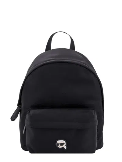 Shop Karl Lagerfeld Backpack In Black