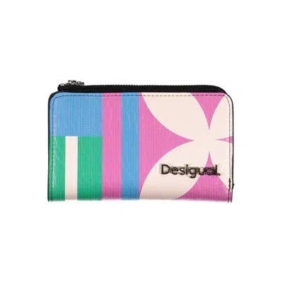 Shop Desigual Polyethylene Women's Wallet In Pink