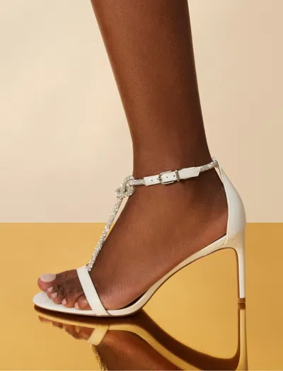 Shop Bcbgmaxazria Trinnia Sandal Heel In White