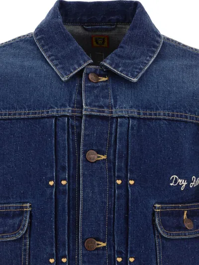 Shop Human Made Embroidered Denim Jacket
