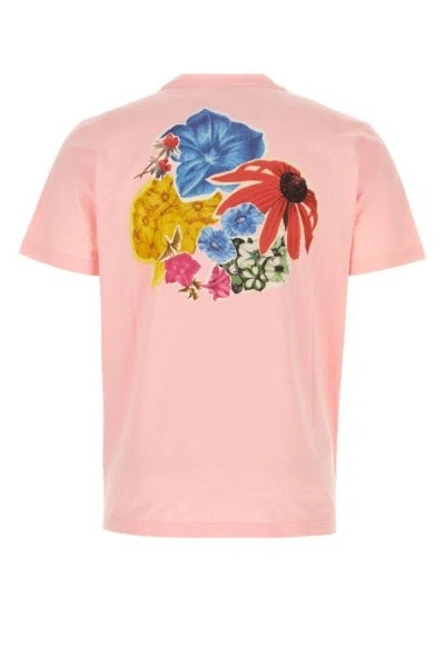 Shop Marni Man Pink Cotton T-shirt