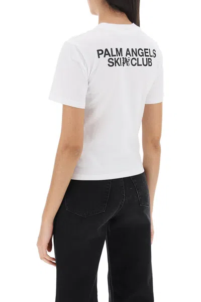 Shop Palm Angels Ski Club T-shirt Women In Multicolor