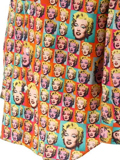 Shop Comme Des Garçons Shirt "marilyn By Andy Warhol" Printed Shirt
