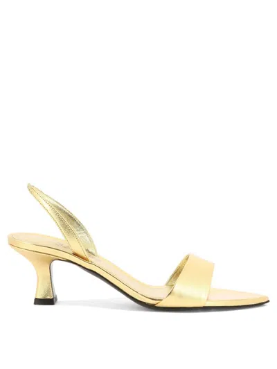 Shop 3juin "syria" Sandals In Gold