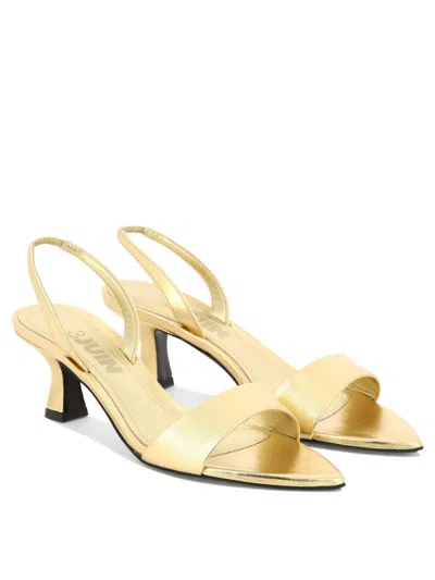Shop 3juin "syria" Sandals In Gold
