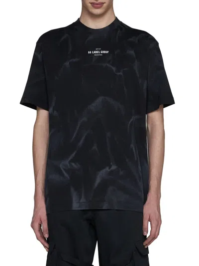 Shop M44 Label Group 44 Label Group T-shirts And Polos In Black+smoke Effect+44 Smoke