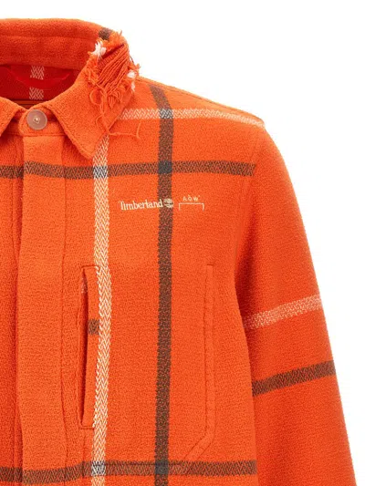 Shop A-cold-wall* Timberland® X Samuel Ross Future73 Overshirt In Orange