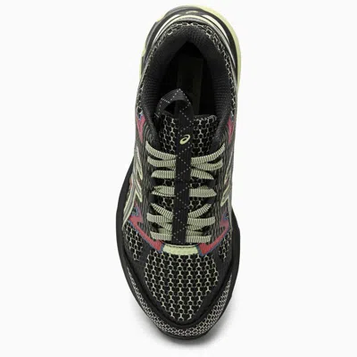 Asics Mesh Us4-s Gel-terrain Kiko Curat Low-top Sneakers With Rubb In Black