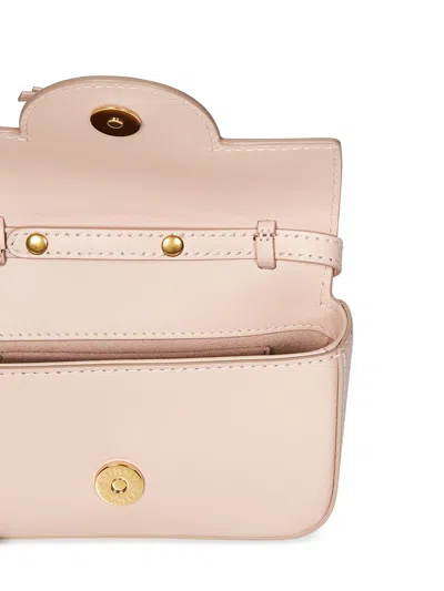 Shop Balmain "b-buzz" Mini Bag In Pink