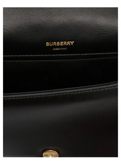 Shop Burberry 'lola' Shoulder Bag In Black