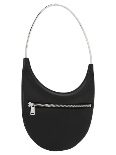 Shop Coperni 'ring Swipe Bag' Shoulder Bag In Black