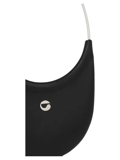 Shop Coperni 'ring Swipe Bag' Shoulder Bag In Black