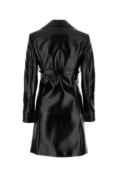 Shop Courrèges Courreges Coats In Black