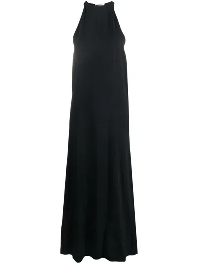 Gauchère Asymmetric Jersey Maxi Dress In 1000 Black
