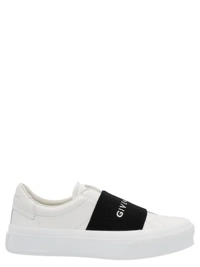 Shop Givenchy 'city Sport' Sneakers In White/black