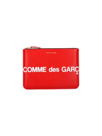 Shop Comme Des Garçons Comme Des Garcons Wallet Bags In Red