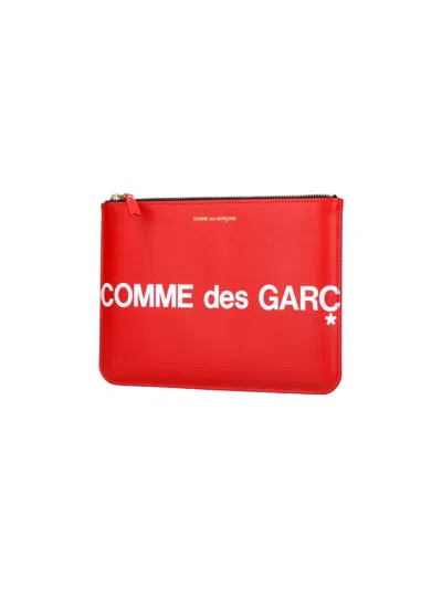 Shop Comme Des Garçons Comme Des Garcons Wallet Bags In Red