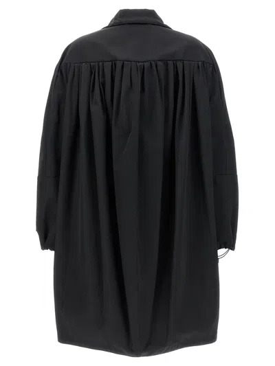 Marni Satin Parka Casual Jackets And Parka In Black