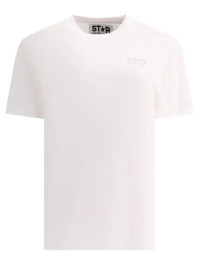 Shop Golden Goose "star" T-shirt In White