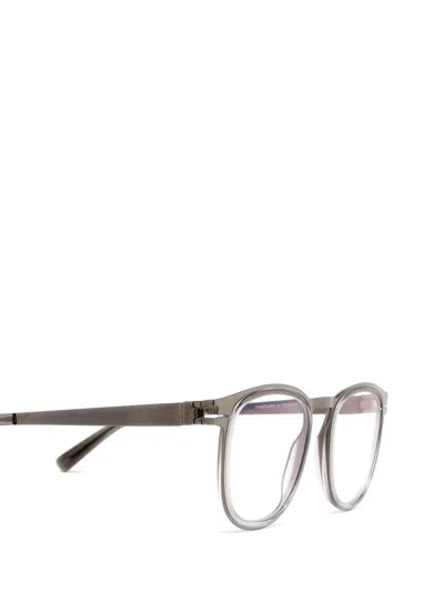 Shop Mykita Eyeglasses In A54 Shiny Graphite/grey Gradie