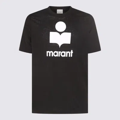 Shop Isabel Marant Black Cotton Karman T-shirt