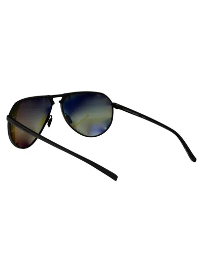 Shop Porsche Design Sunglasses In A417 Black