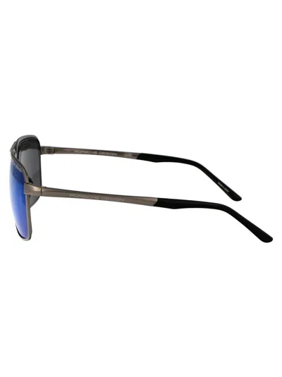 Shop Porsche Design Sunglasses In C775 Grey Black