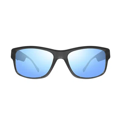 Shop Revo Sonic 2 Re1205 Polarizzato Sunglasses In 00bl Gray
