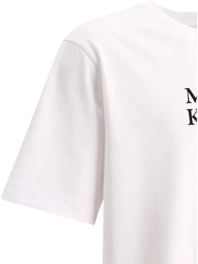 Shop Maison Kitsuné " Flowers" T-shirt In White
